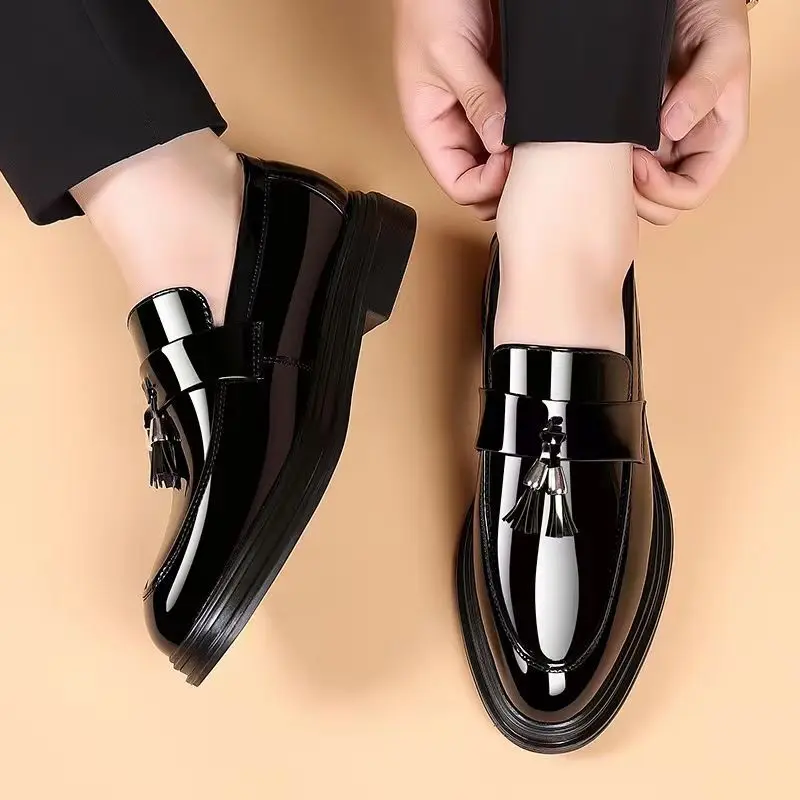 Men'S Formal Wear Rental - Black Social Shoe for Men Casual