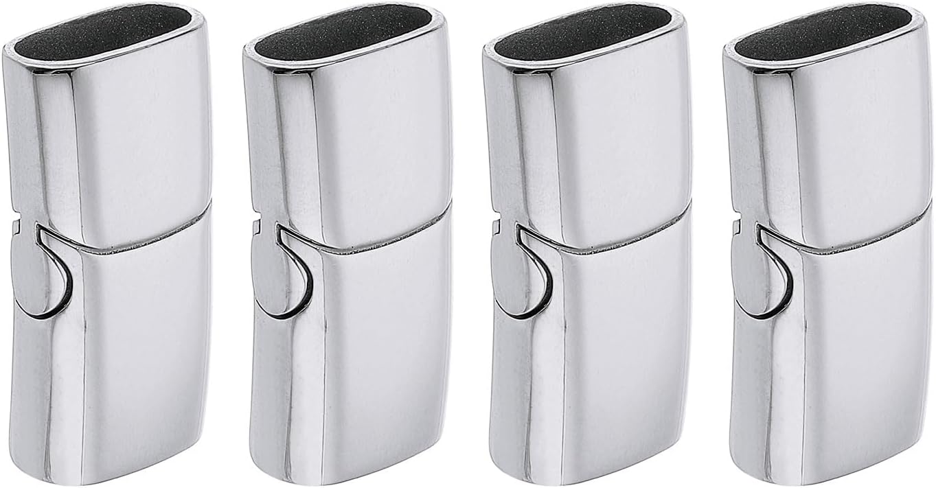 Patent Leather Oxford - Stainless Steel Magnetic Clasps Hole 12*6mm