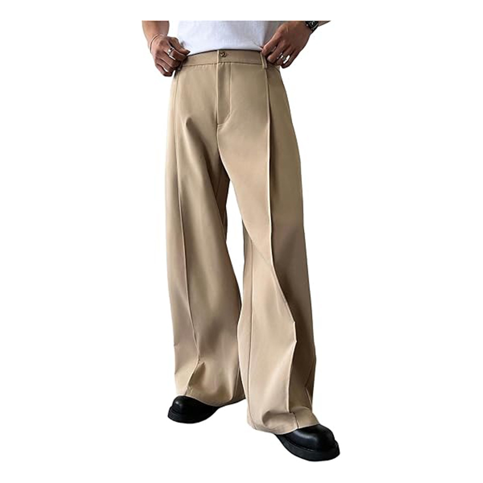 Men'S Formal Wear Rental - Men's Solid Color Straight Leg Suit