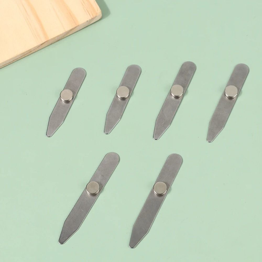 Collar Stay Metal - 6Pcs Durable Stainless Steel Collar Stays