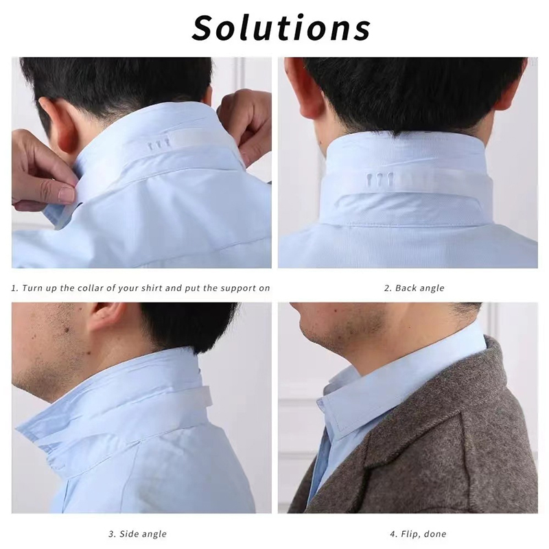 Collar Stay Metal - Adjustable Shirt Collar Support T-Shirt Stand
