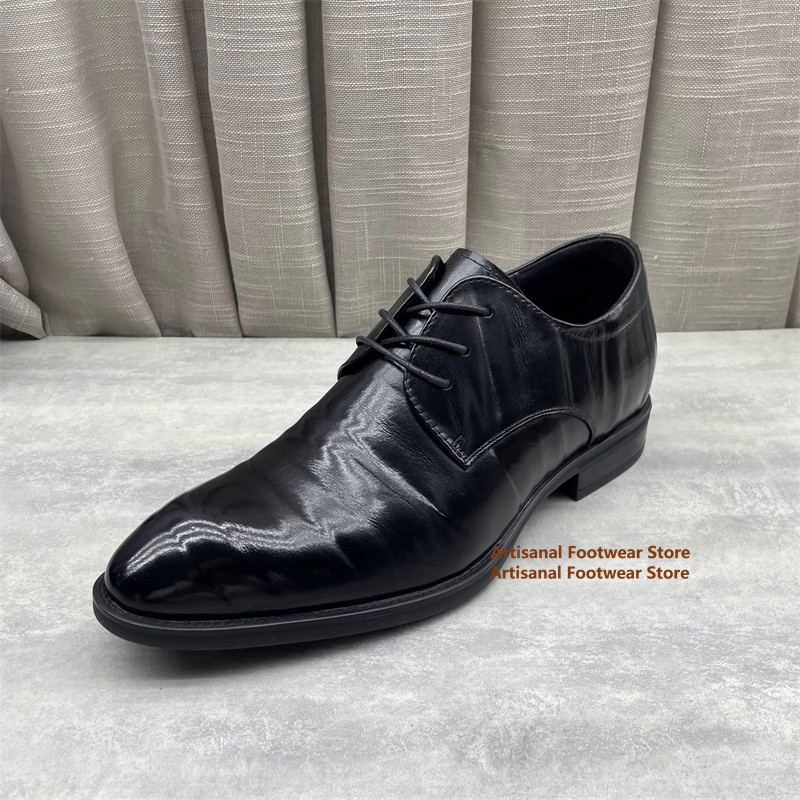 Men's Black Leather Oxford Sho - Men'S Formal Office Wear Shoes review and price