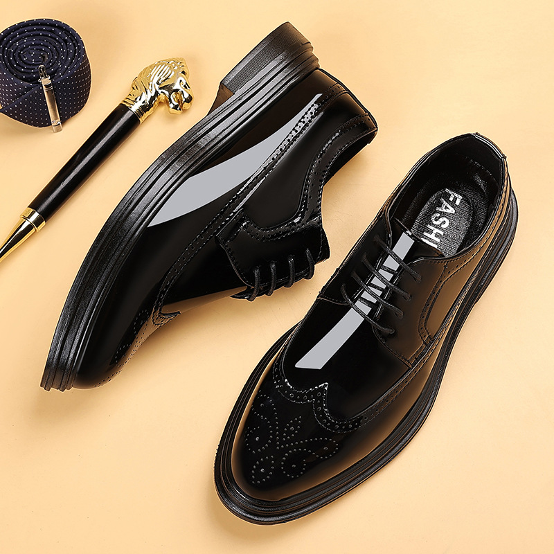 Men's Patent Leather Brogue Dr - Patent Leather Oxford review and price