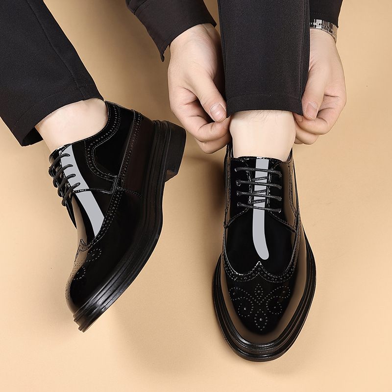 Men's Patent Leather Brogue Dr - Patent Leather Oxford review and price