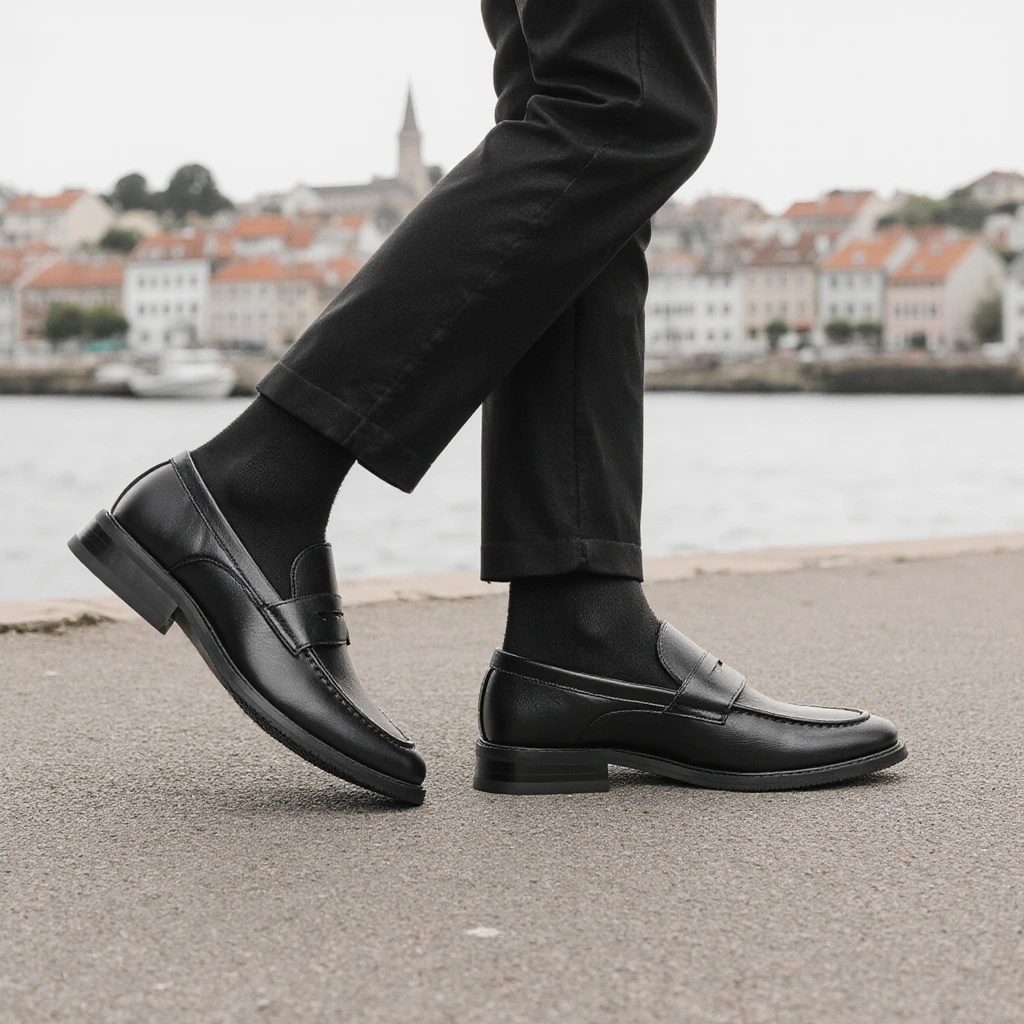 Men's Black Penny Loafers Clas - Men'S Formal Attire review and price