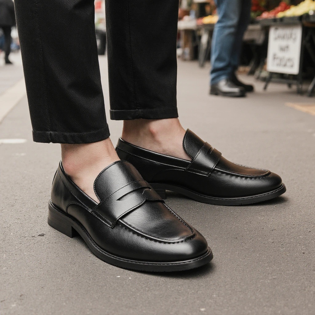 Men's Black Penny Loafers Clas - Men'S Formal Attire review and price