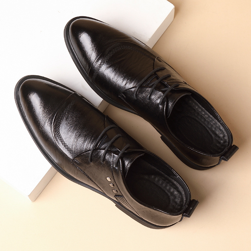 Leather Oxford Shoes With Meta - Men'S Formal Party Wear Shoes review and price