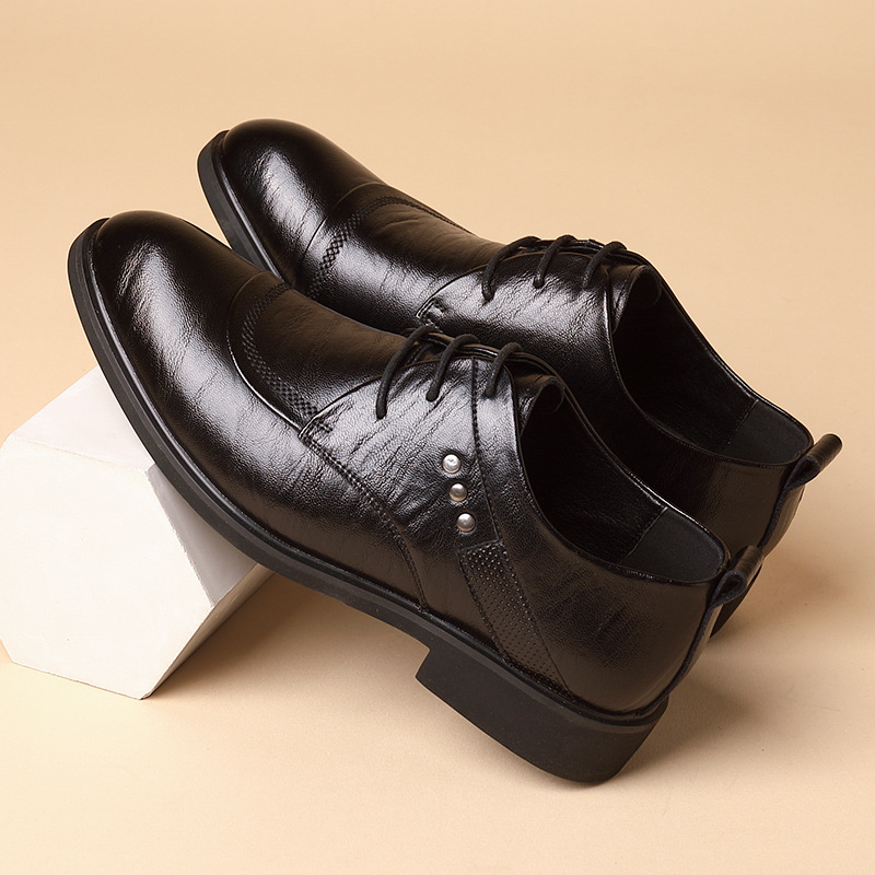 Leather Oxford Shoes With Meta - Men'S Formal Party Wear Shoes review and price