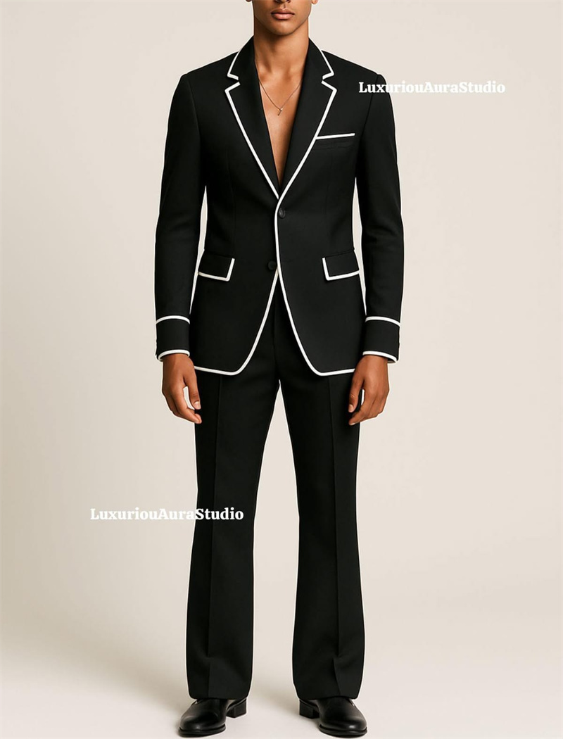 Designer Black Men Suit Set 2  - Men Formal Wear Design review and price