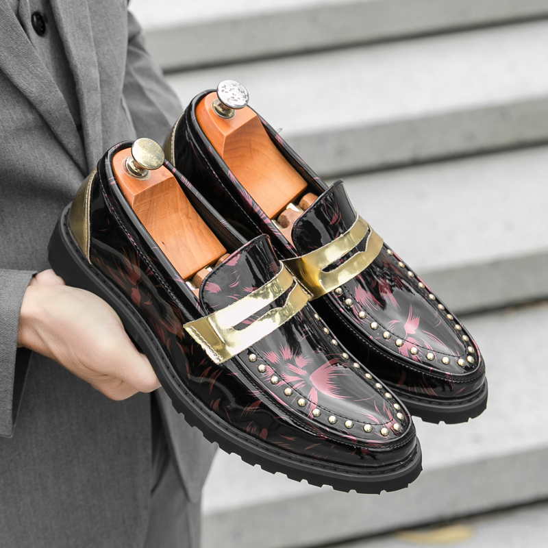 Men Fashionable Loafers PU Thi - Men'S Formal Party Wear Shoes review and price