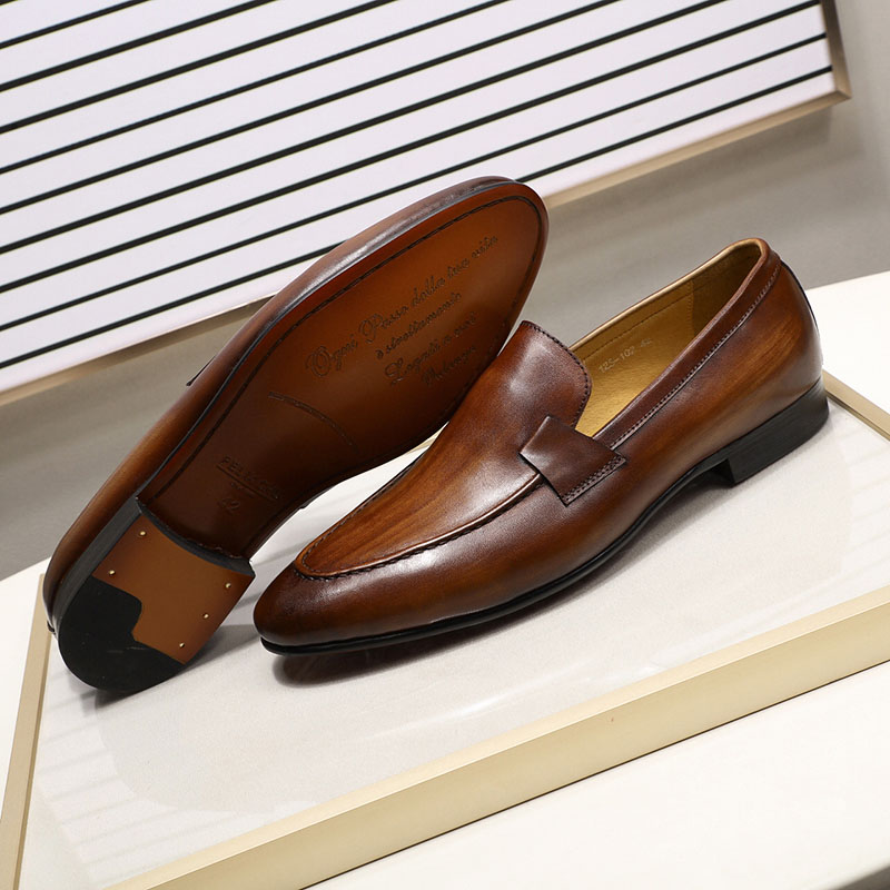 Autumn Summer Style Mens Loafe - Men Formal Wear Brown review and price