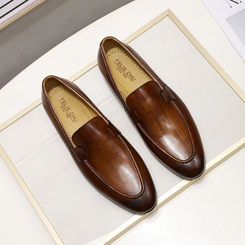 Autumn Summer Style Mens Loafe - Men Formal Wear Brown review and price