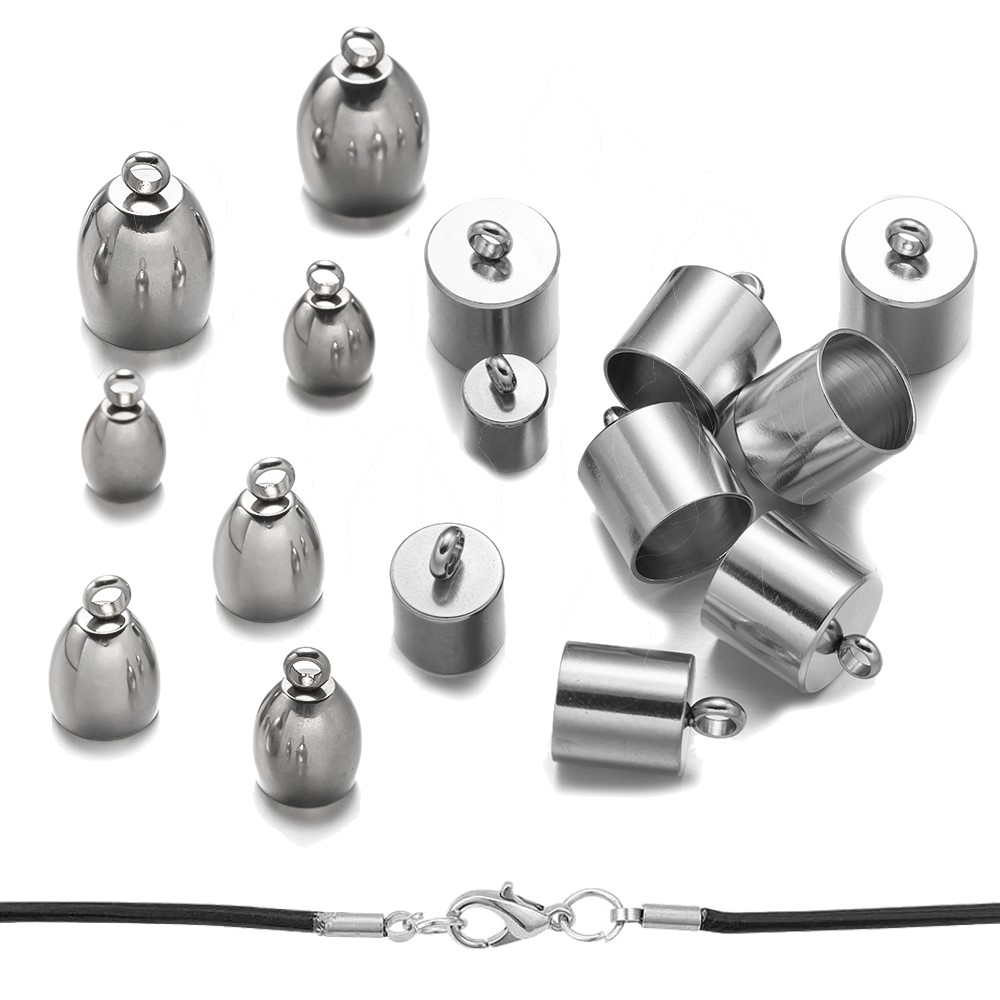 20pcs Tube End Caps Stainless  - Patent Leather Oxford review and price
