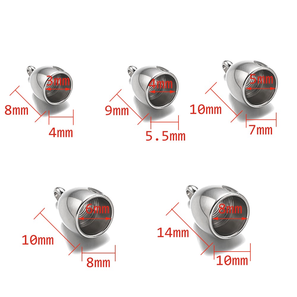20pcs Tube End Caps Stainless  - Patent Leather Oxford review and price