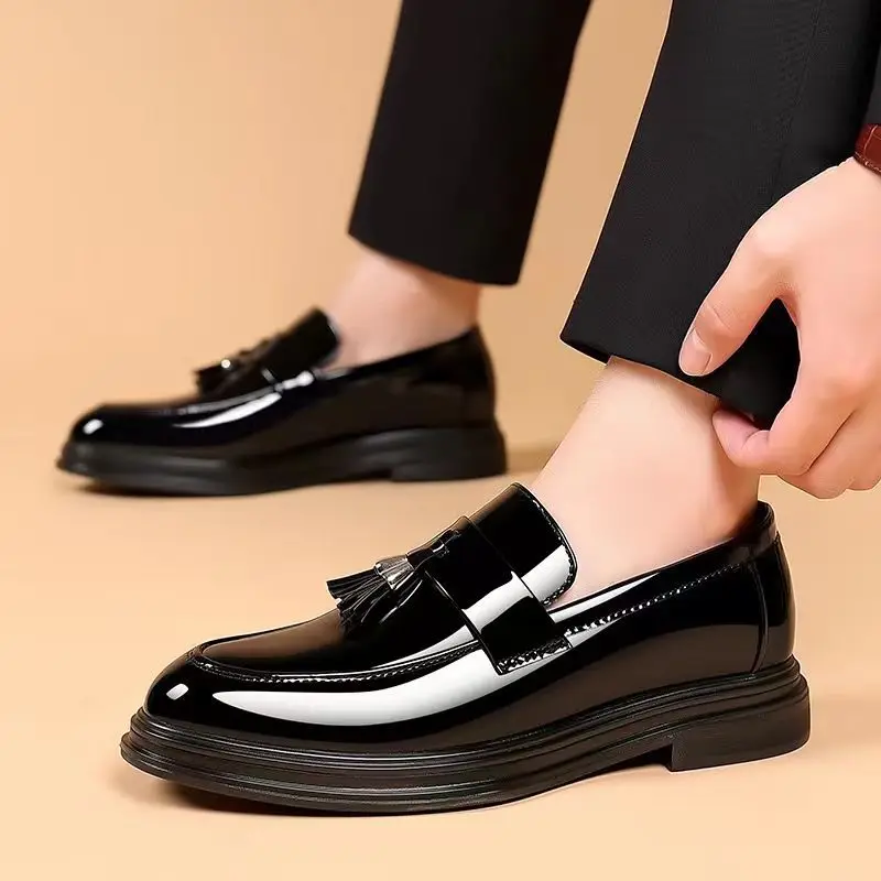 Black Social Shoe for Men Casu - Men'S Formal Wear Rental review and price
