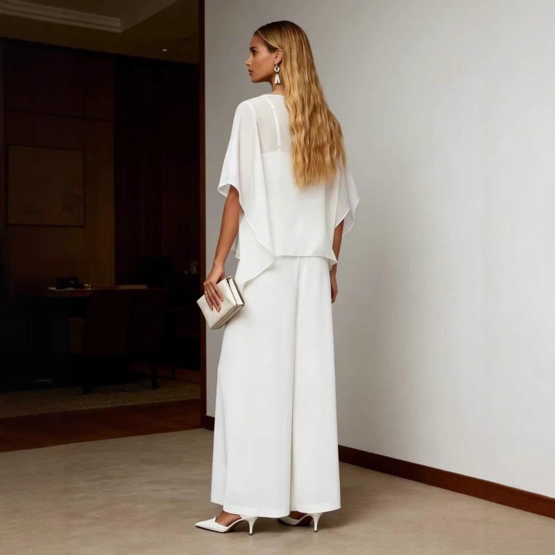 2026 New Women White Chiffon J - Men'S Formal Wear For Wedding Guest review and price