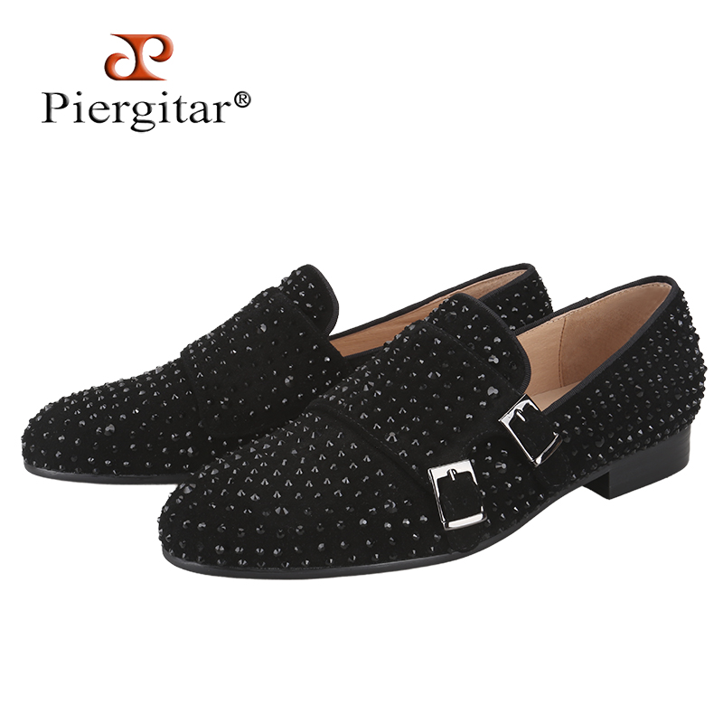 Piergitar New Black Suede Men  - Men'S Formal Party Wear Shoes review and price