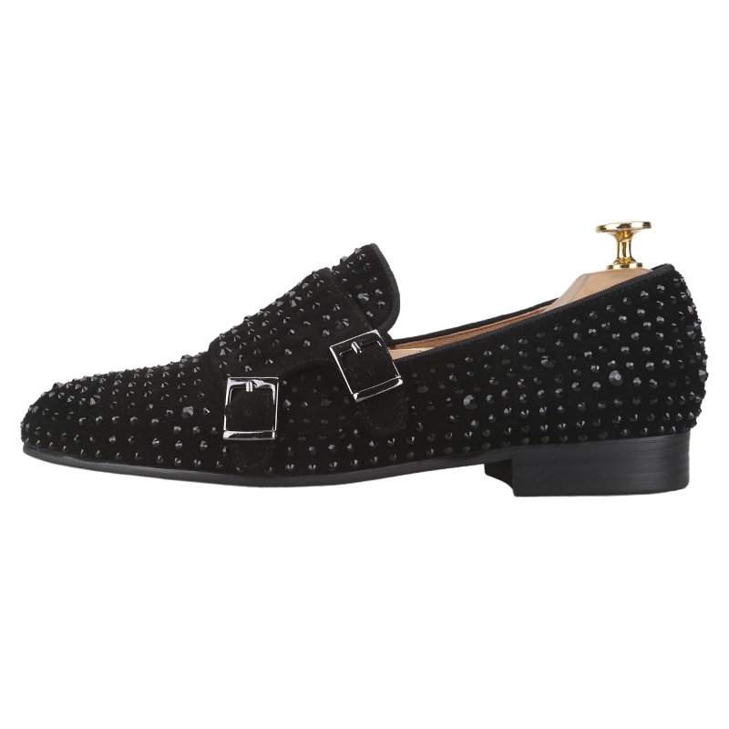 Piergitar New Black Suede Men  - Men'S Formal Party Wear Shoes review and price