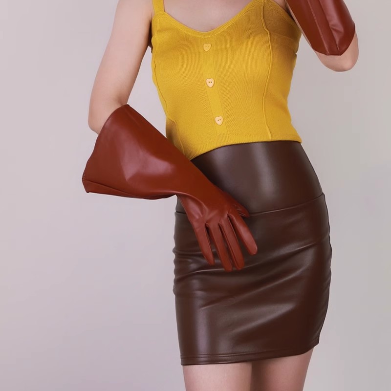 Women's Fashion PU Leather  Wi - Formal Glove Leather review and price