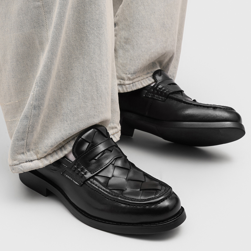 Men handmade woven penny loafe - Men'S Formal Office Wear Shoes review and price