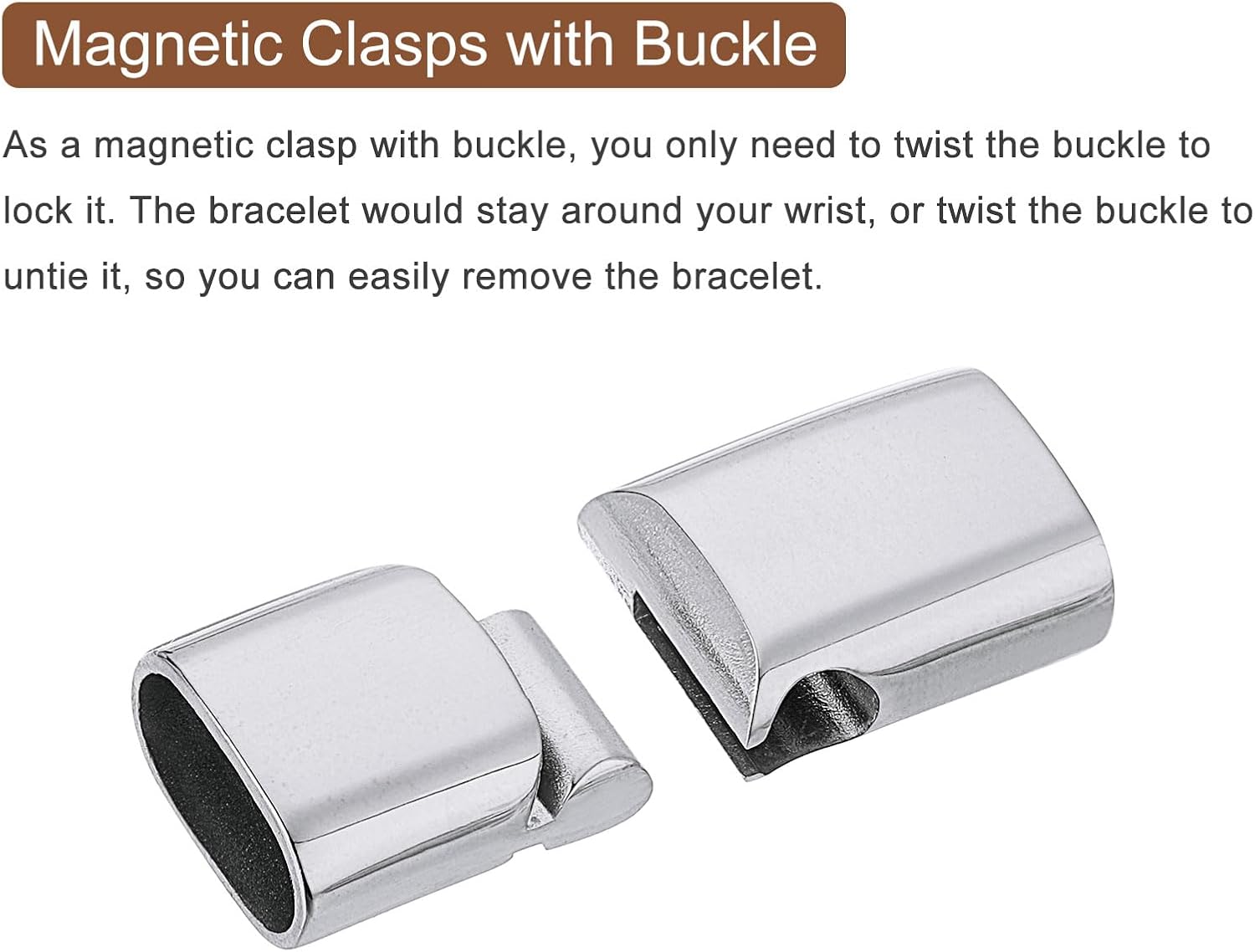 Stainless Steel Magnetic Clasp - Patent Leather Oxford review and price