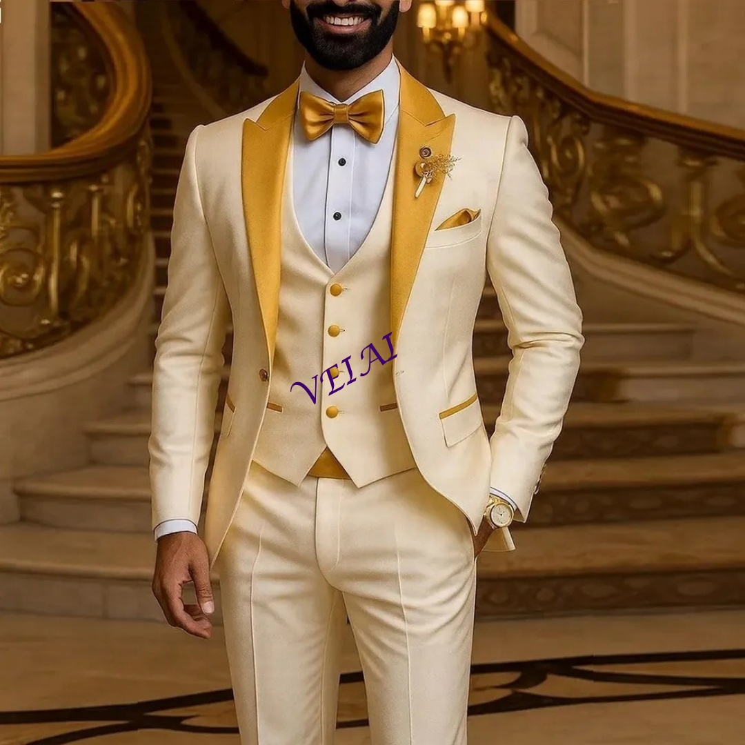 CustomizedGold Collar Ivory Me - Men'S Formal Wear Rental review and price