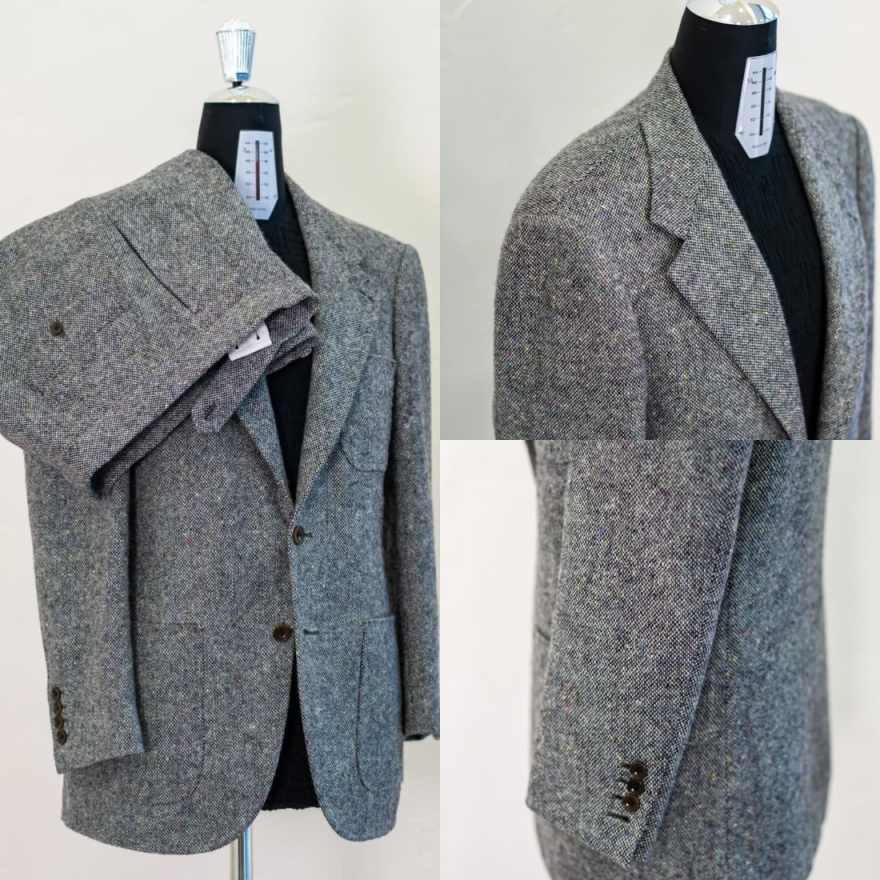 Vintage Tweed Men 2 Piece Suit - Men'S Formal Wear For Reception review and price