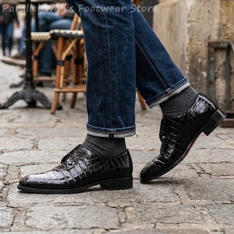 Men Patent Leather Oxford Shoe - Patent Leather Oxford review and price