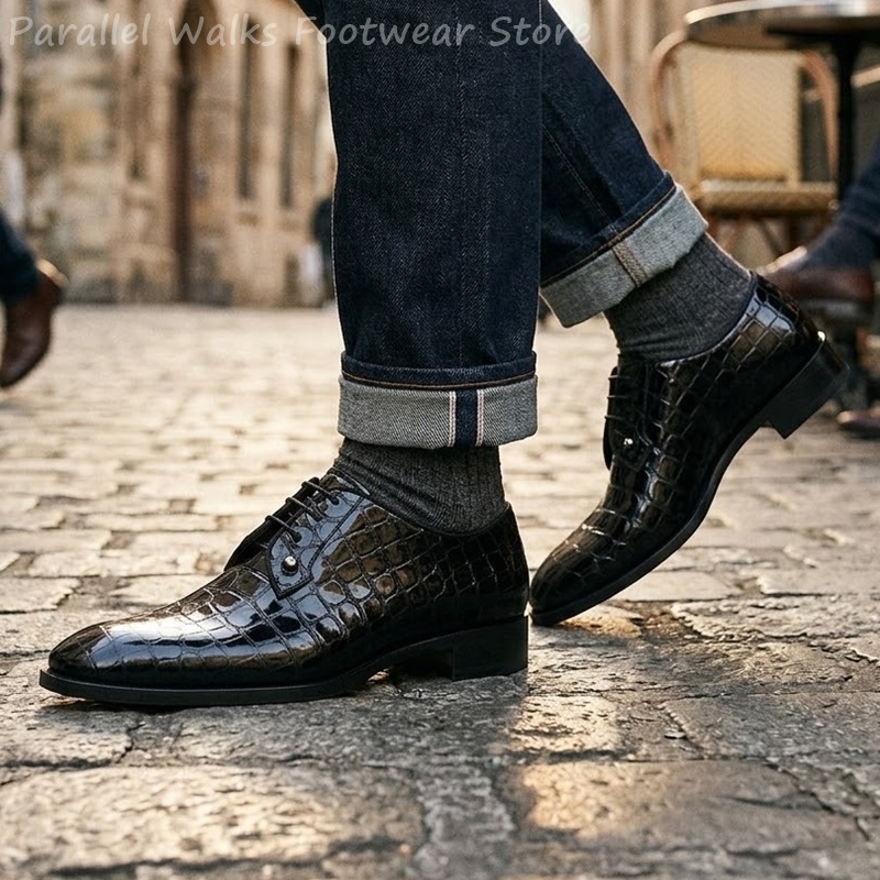 Men Patent Leather Oxford Shoe - Patent Leather Oxford review and price