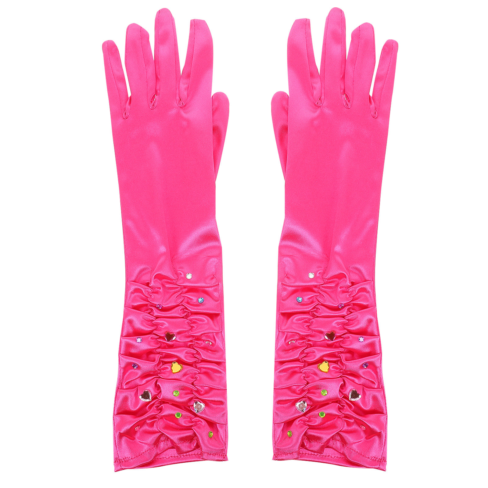1Set Sparkly Princess Gloves K - Formal Glove Leather review and price