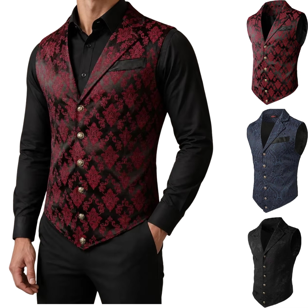 Retro Men Victorian Floral Jac - Victorian Men'S Formal Wear review and price