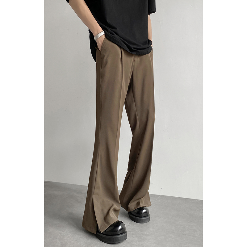 Brown Black Suit Pants Men Fas - Men Formal Wear Brown review and price