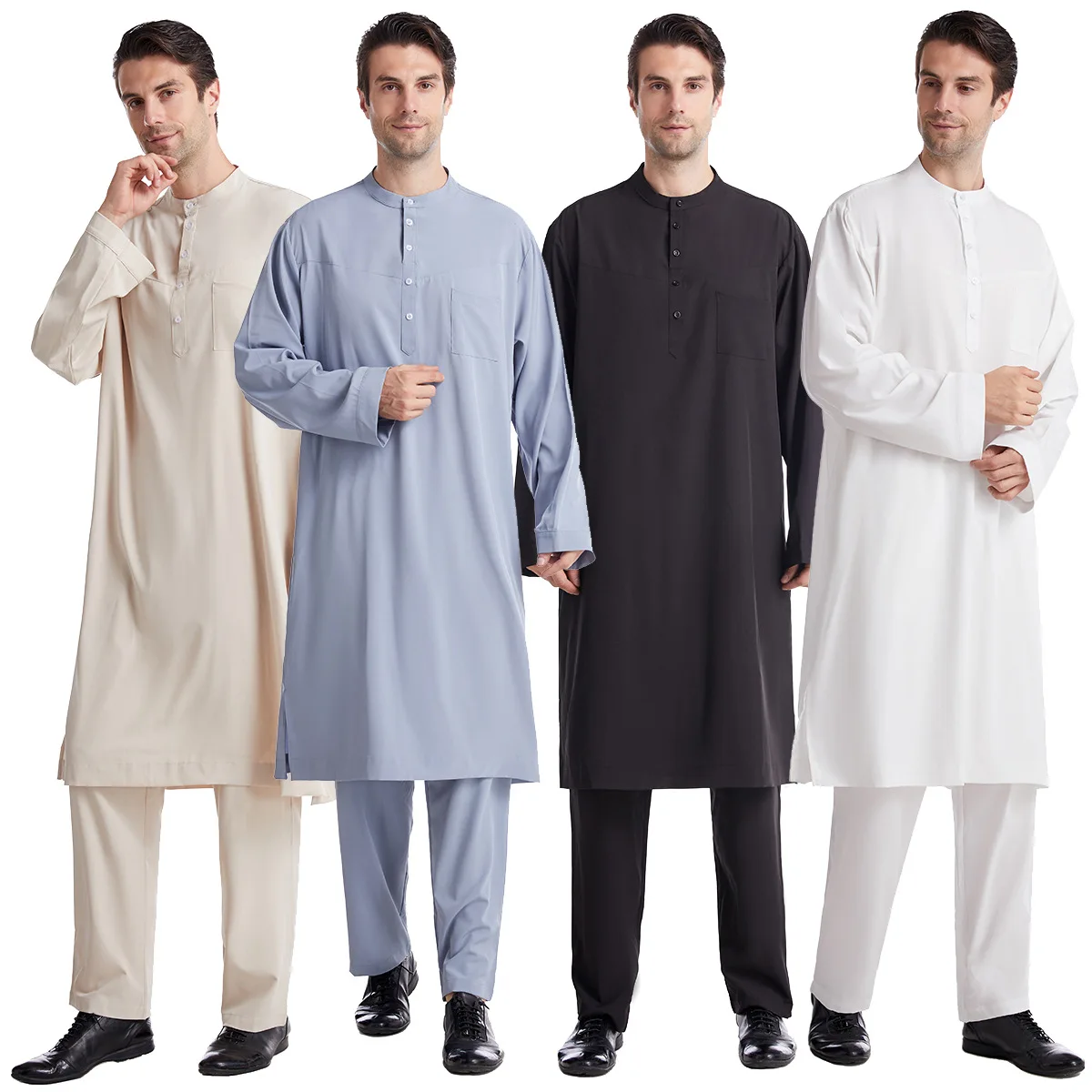 Muslim Men Jubba Thobe 2 Pice  - Arabic Formal Wear Men review and price