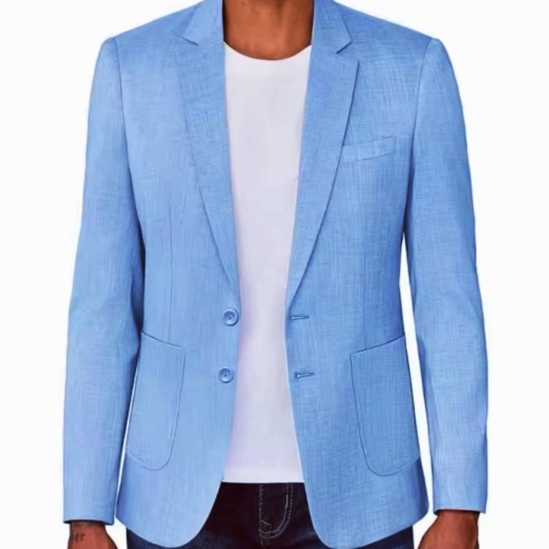 Slim Fit Men's Beige/Blue Line - Men Formal Wear Design review and price