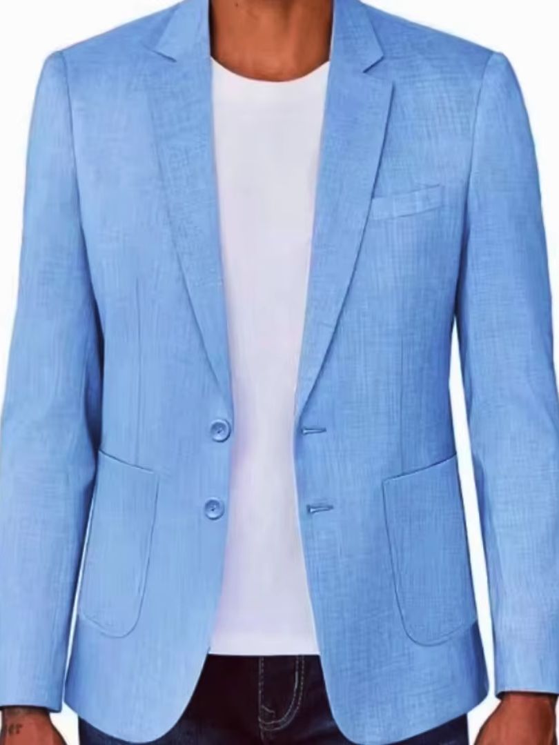 Slim Fit Men's Beige/Blue Line - Men Formal Wear Design review and price