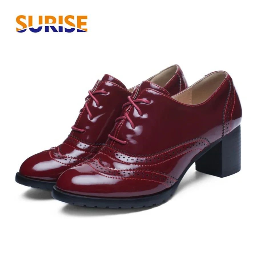 British Women's Oxfords Blue R - Patent Leather Oxford review and price