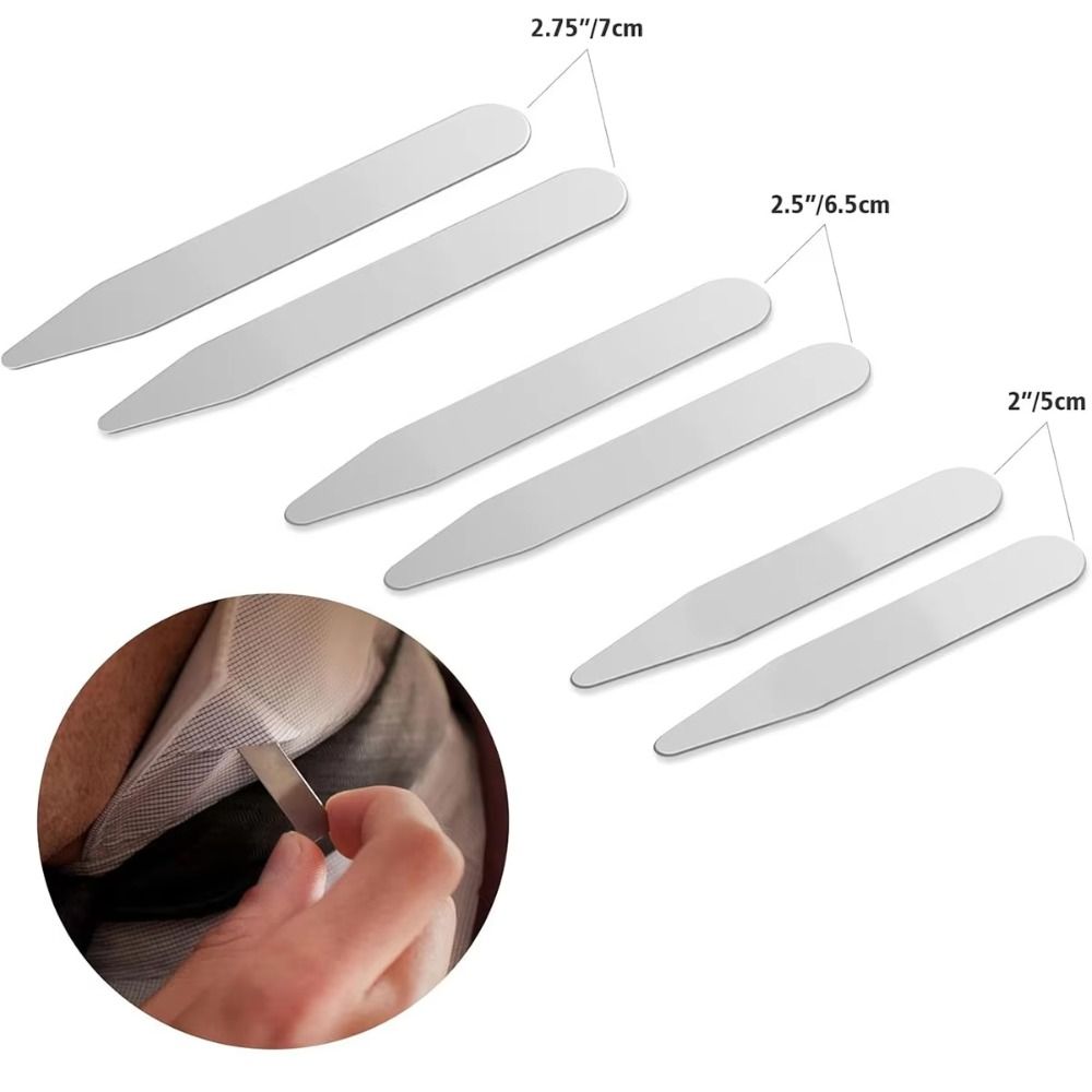 6Pcs Durable Stainless Steel C - Collar Stay Metal review and price