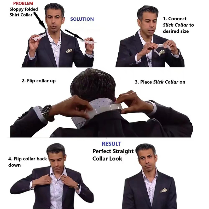 Adjustable Shirt Collar Suppor - Collar Stay Metal review and price