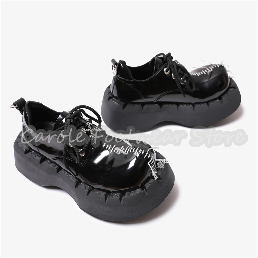 Male Chunky Bottom Heigh Incre - Patent Leather Oxford review and price