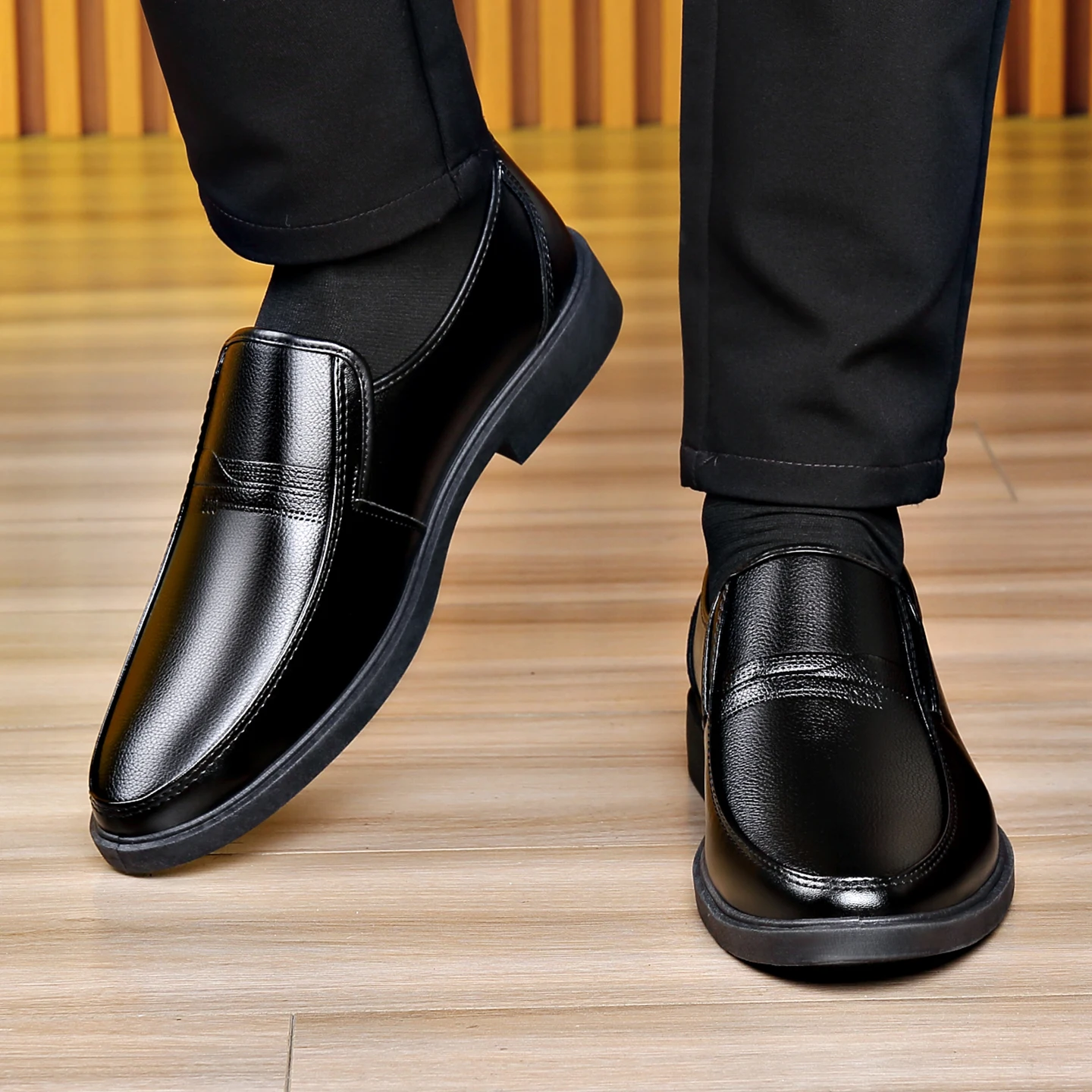 Men's Slip‑on Business Leather - Men'S Formal Office Wear Shoes review and price