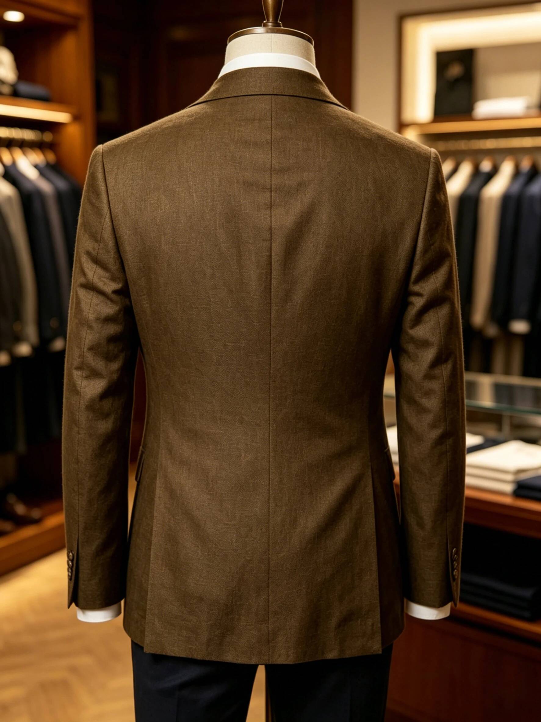 Men's Sport Coat Summer Double - Men Formal Wear Brown review and price
