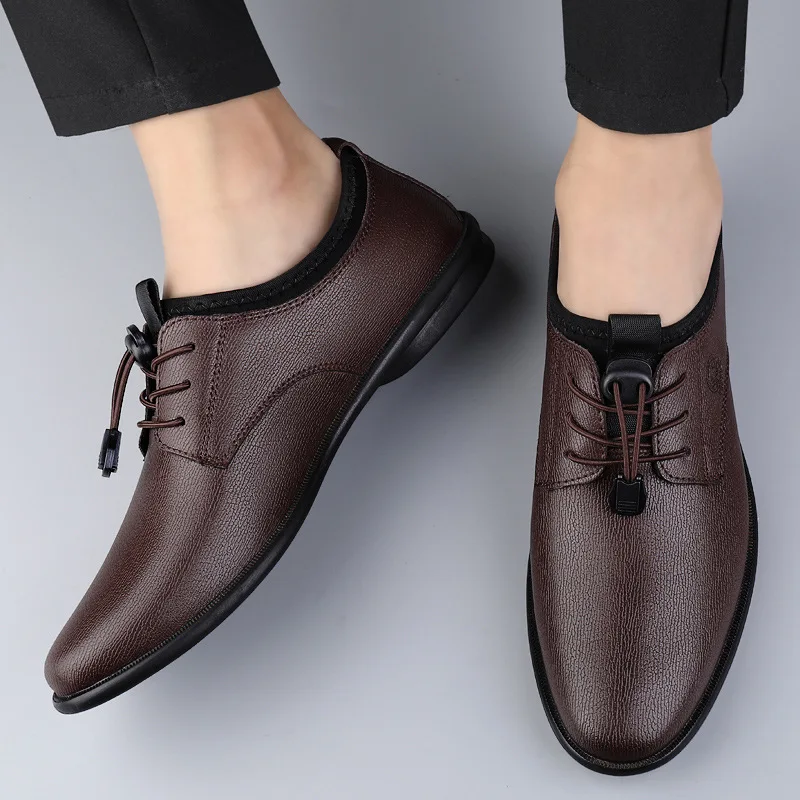 XIHAHA Men's Leather Shoes Bre - Men'S Formal Office Wear Shoes review and price