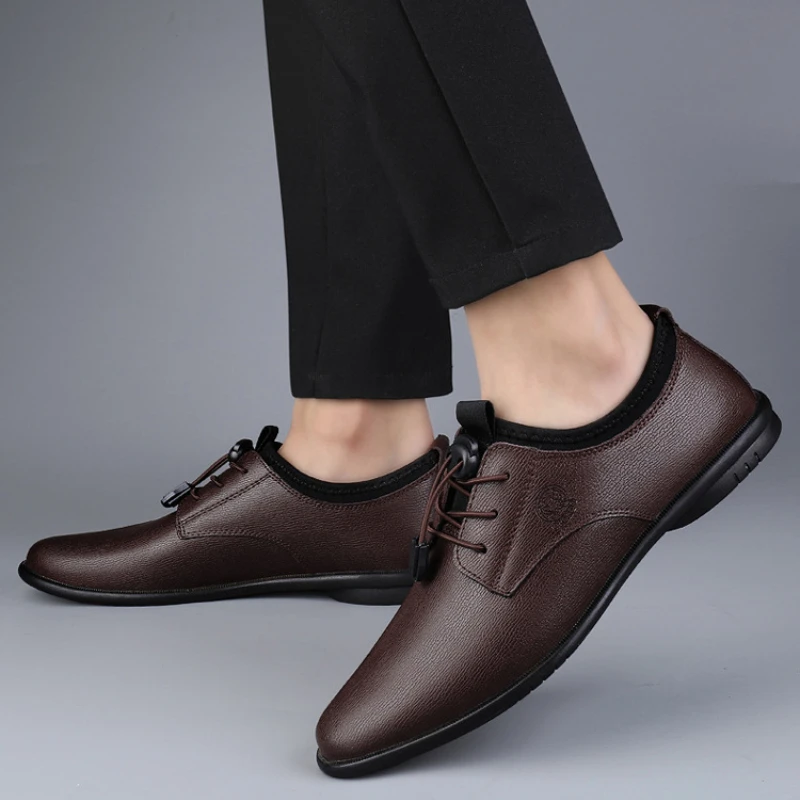 XIHAHA Men's Leather Shoes Bre - Men'S Formal Office Wear Shoes review and price