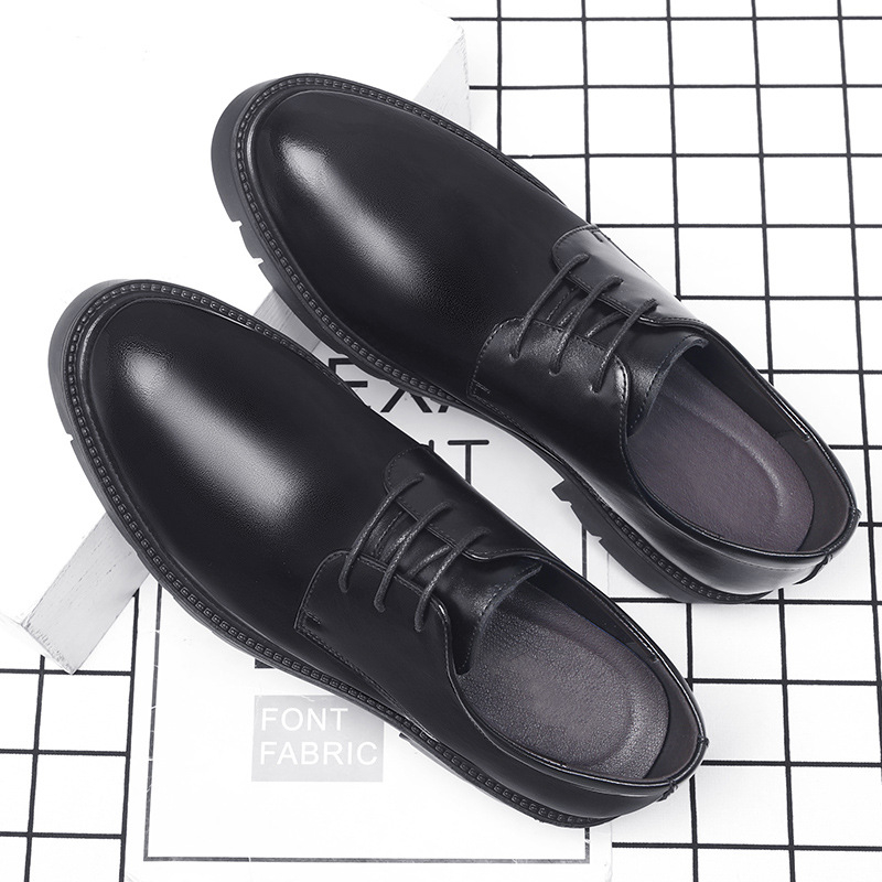 Mens Black Leather Lace Up Dre - Men'S Formal Office Wear Shoes review and price